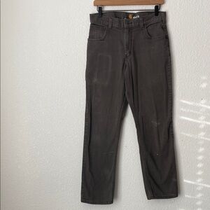 Carhartt relaxed fit grey work pants, size 31x30
